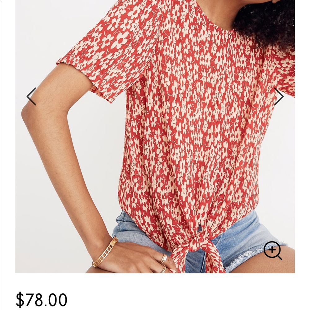 Madewell Crinkle Tie-back Shirt